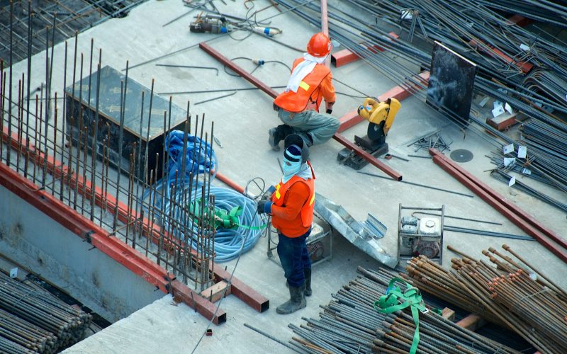 two men working