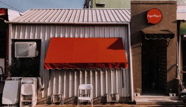 facade of white store